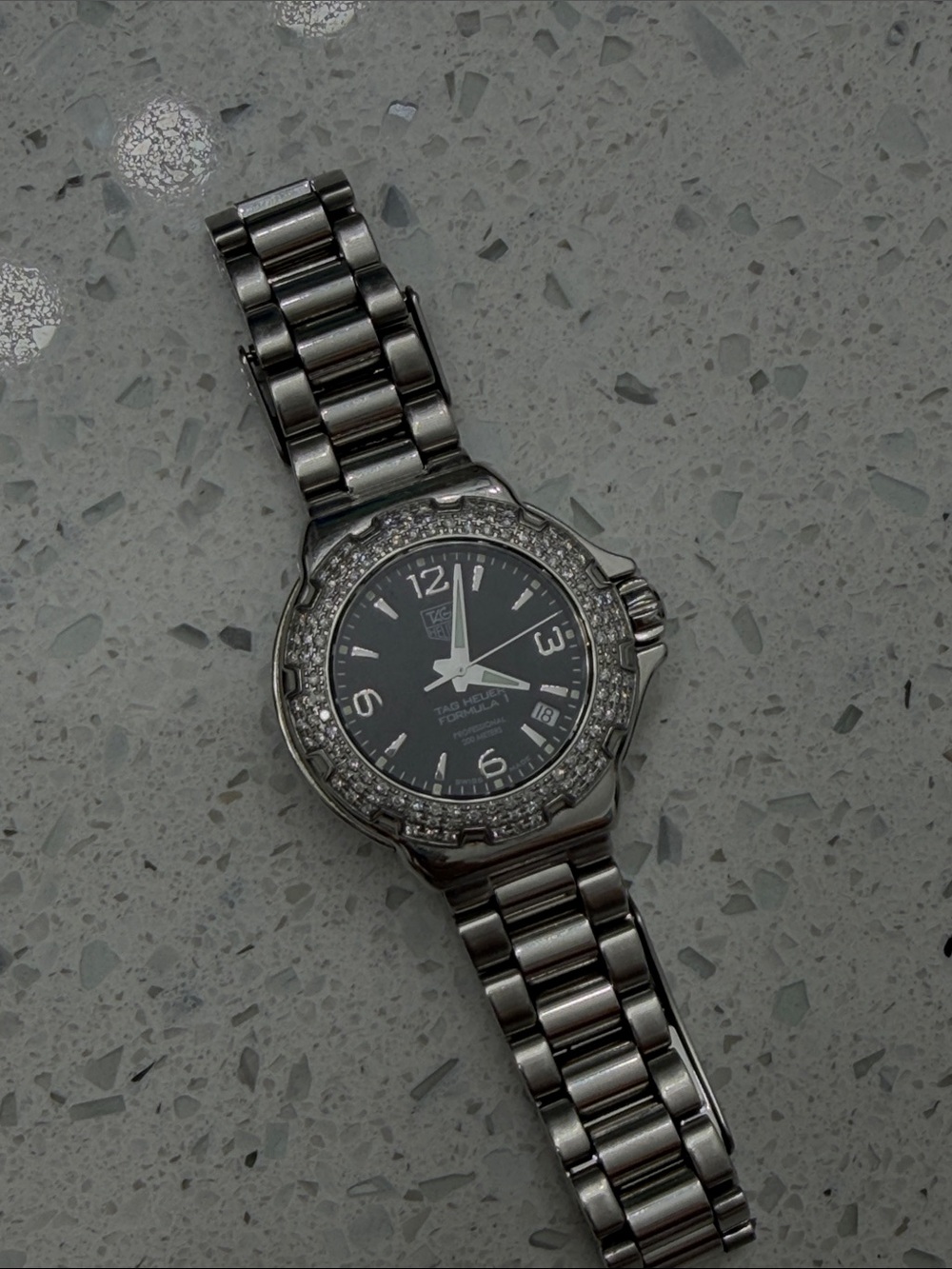 Tag Heuer Formula 1 Women's Stainless Steel Watch with Black Dial